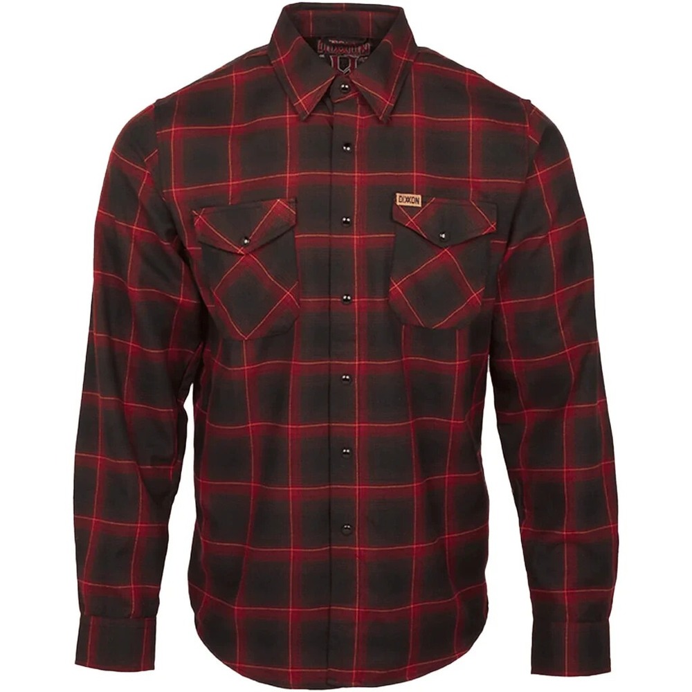 DIXXON Flannel Sz Large 9th Street St Ninth Snap Up Brand New Sealed
